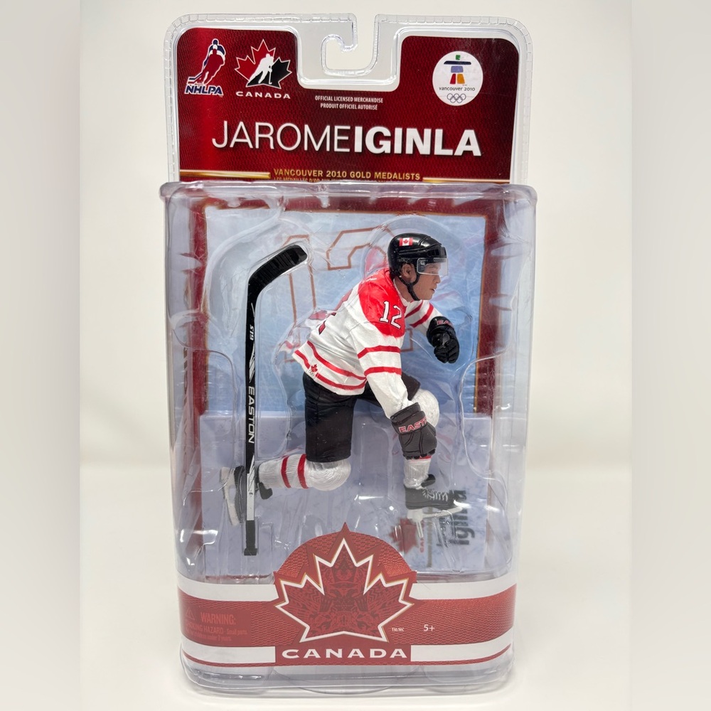 McFarlane Jarome Iginla Team Canada 2010 Olympic Gold Medal Figure NHL Vancouver